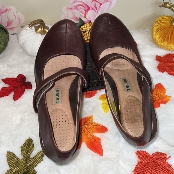 TSUBO Mary Jane Suede Style Heel with Velcro Strap. #71 - Picture 7 of 8